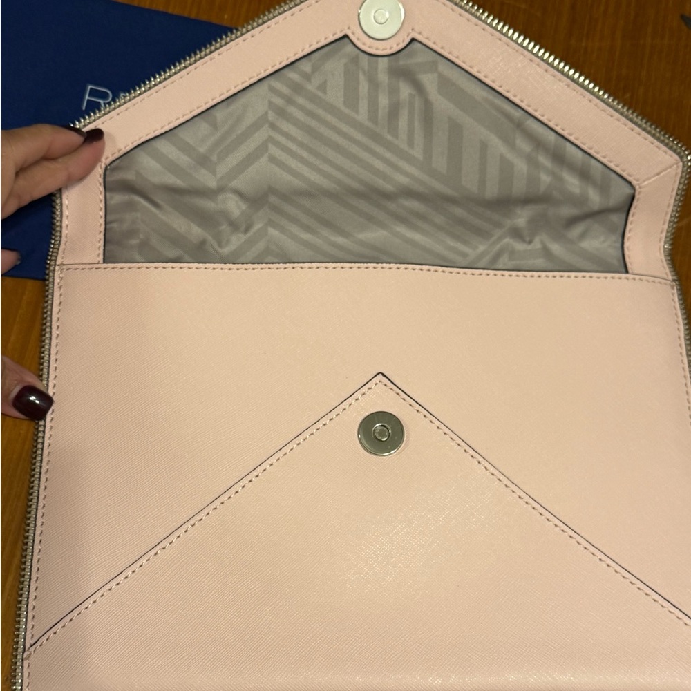 Rebecca Minkoff Blush Envelope Clutch - Picture 2 of 5